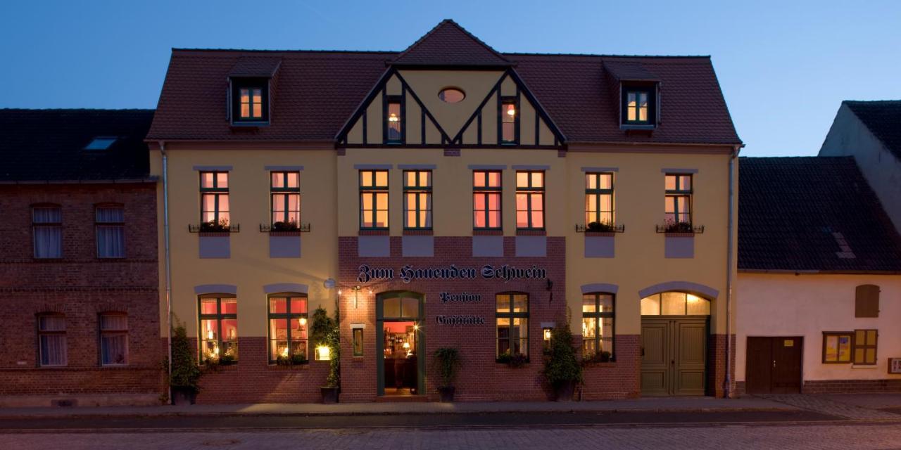 Gasthaus Und Pension "Zum Hauenden Schwein" Wörlitz Εξωτερικό φωτογραφία